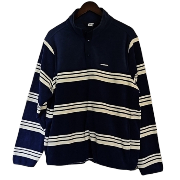 NWT Lands End Striped Pullover, size XL - Picture 2 of 12